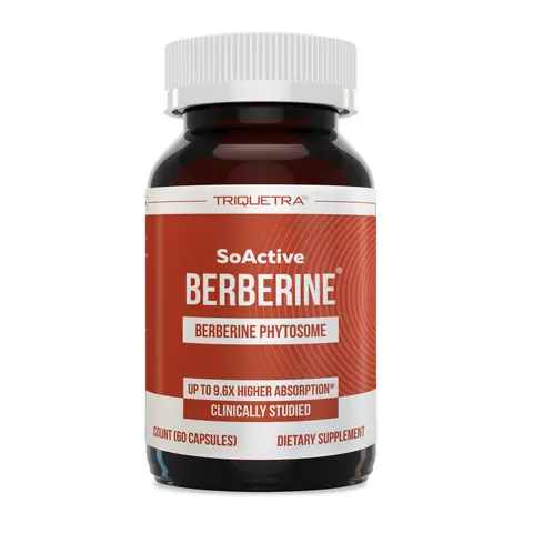 SoActive Berberine | High-Absorption Berberine Phytosome – Clinically Validated Formula for Heart and Cellular Health – 60 Servings Healthcare Fitness dietary