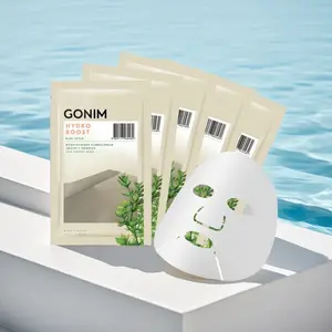 GONIM Hydro Boost Facial Mask, with Botanical Extracts, Deep Hydration Sheet Mask, Soothing and Moisturizing for Daily Skincare,5 Pcs