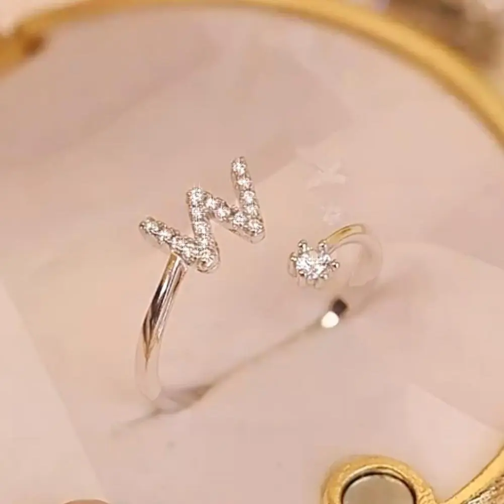 26 Letter Initial Alphabet Letter Rings, Engagement Wedding Bands, Sweet Love Tokens for Couples, Bridesmaid Gifts, Daily Fashion Costume Jewelry Accessories, Alphabet Letter Ring, Engagement Wedding Rings