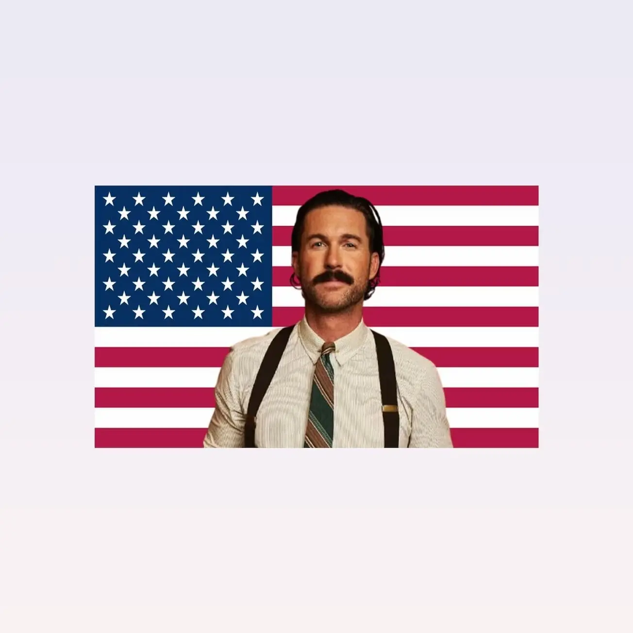 Riley Green American Flag Tapestry – Country Music Wall Art | Aesthetic USA Flag | Western Fan Decor | Rustic Room Gift