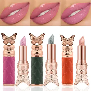 3-color shimmering color-changing lipstick & lip balm: smart ph reactive color, hydrating & moisturizing, subtle shimmer for a radiant complexion, natural & translucent lip look, long-lasting lip care that won't dry you out