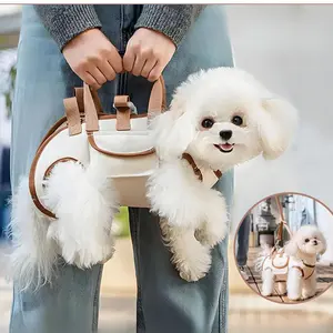 Dog Full Body Lift Harness with Front Leg Support, Hind Leg Support with Adjustable Straps, Breathable Sling Carrier for Small/Medium/Large Dogs,4-18 lbs