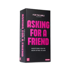 Asking for A Friend by Relatable, Card Games for Game Night and Bachelorettes, Friendly Icebreakers for Galentine's Party, Includes 300 Cards and 1 Die