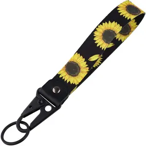 Wrist Lanyard for Keys Cute Keychain Short Lanyard Strap for Women Men Car Keys Wallet Phone Camera