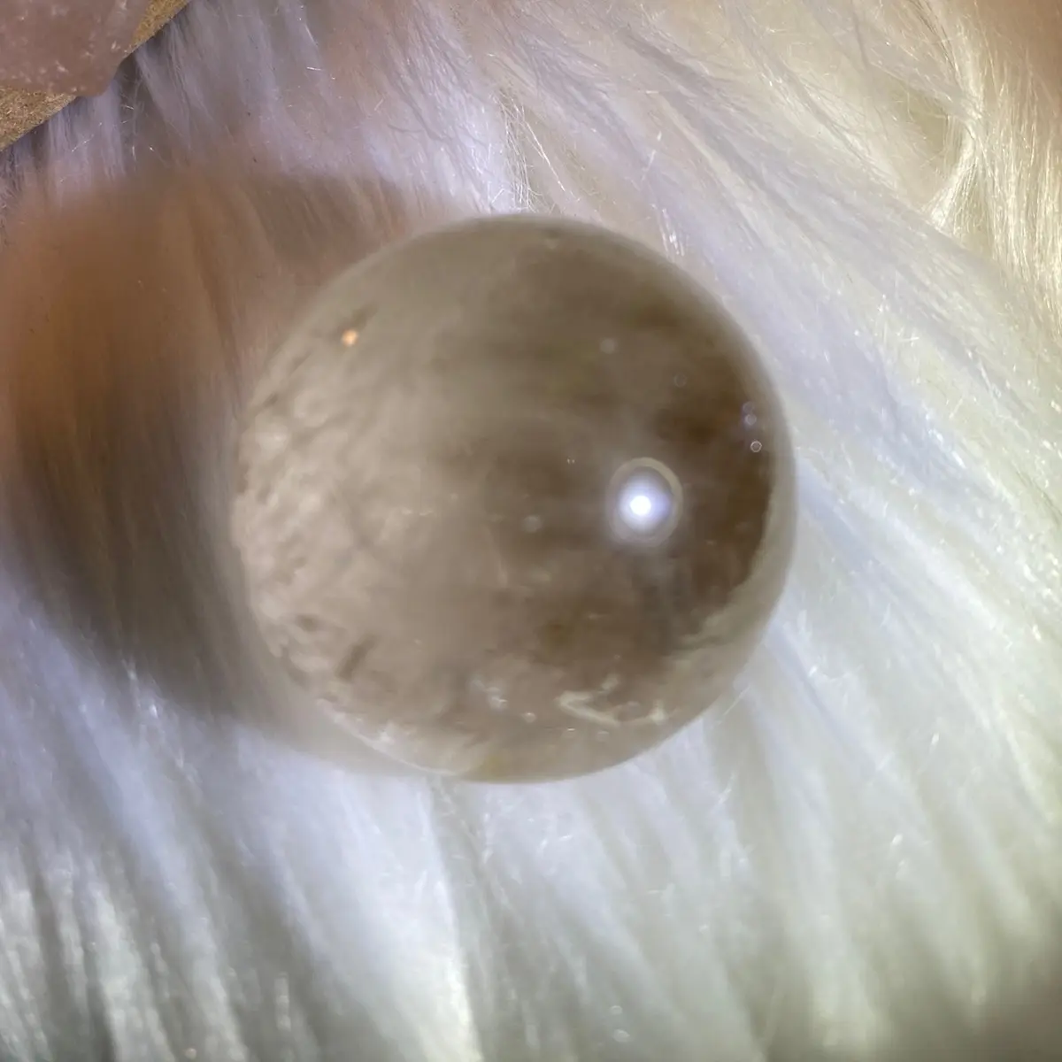 Smoky Quartz Crystal Sphere small to medium size