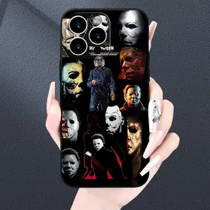 Michael Myers Halloween Collage Print Phone Case for iPhone 17 Pro Max / 16 Pro Max / 15 Pro Max / 14 Pro Max / 13 Pro Max / Galaxy S26 Ultra / S25 Ultra / S24 Ultra / S23 Ultra / S22 Ultra