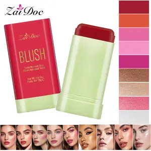 ZaiDoc On-the-Go Tinted Moisture Blush Stick | Hydrating Formula for Long-Lasting, Soft-Focus Glow – Natural Shades for Cheeks & Eyes, Flawless Look in Seconds!