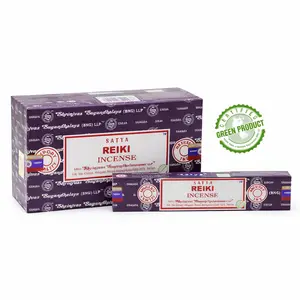 Satya Reiki Incense Sticks 15 g, 12-Box Case