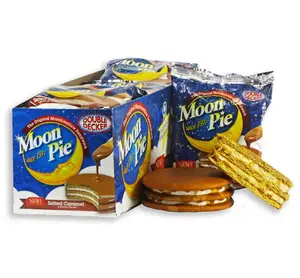 Double Decker Salted Caramel Moon Pies: 9-Piece Box
