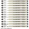 Manga Marker Pen Set, Fineliner Fine Point Archival Ink Drawing Pens, Sketch Markers, Art Drawing Supplies for Students, Valentine's Day Gift