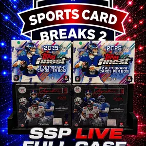 BREAK #276 PYT (2) 2025 Topps Finest box (2) 2025 Topps Signature Mega Boxes
