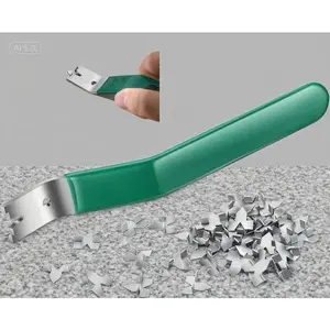 Glass Framing Tool with 100 Push Points, Glazing Setting Driver for Picture Cross Stitch, Reusable Glazier Point Installer, No Glue Needed Glass Holder, Durable Framing Accessory for Secure Installation