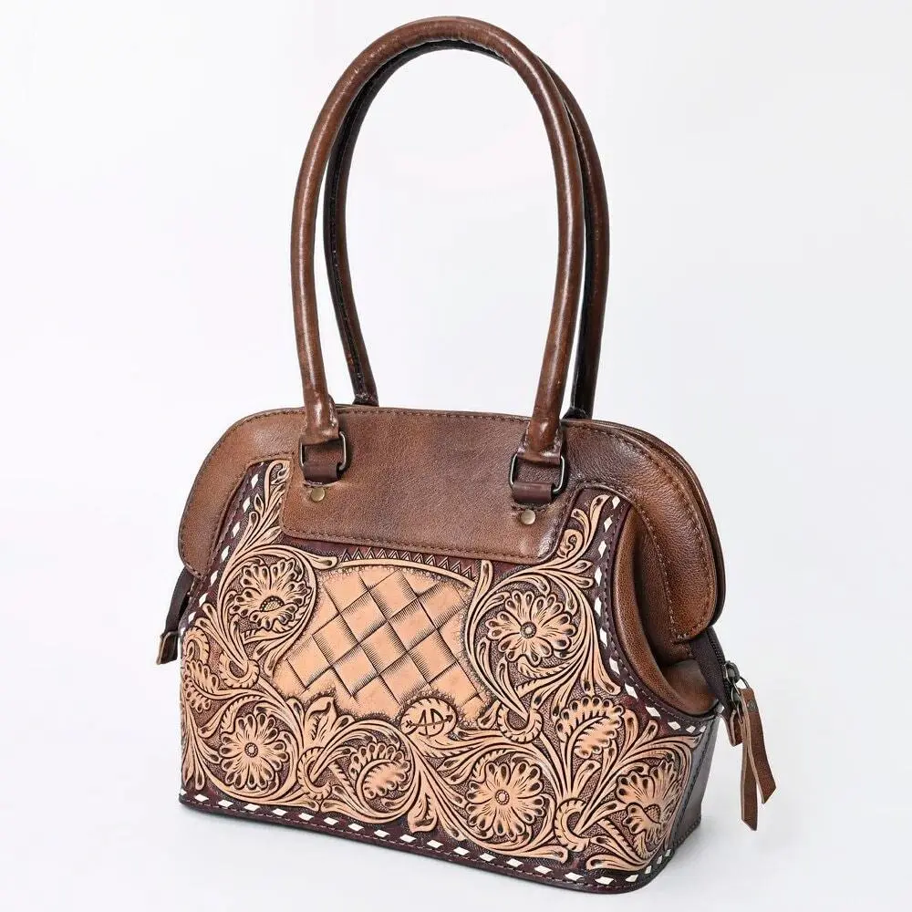 Ruby Valley Hand Tooled Leather Shoulder Bag