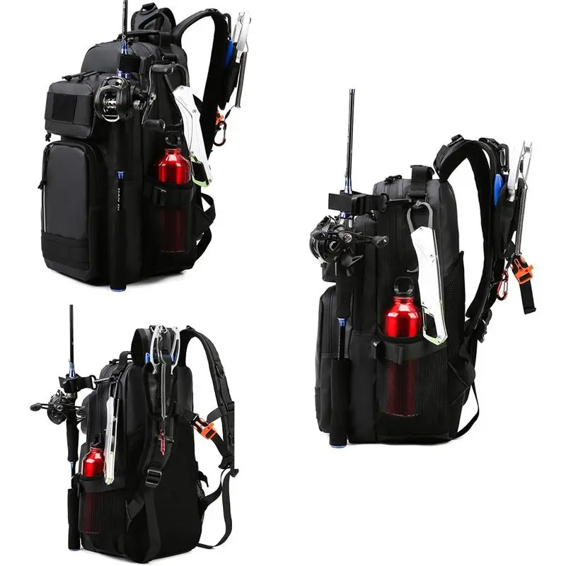 Waterproof Fishing Tackle Box Backpack for Easy Organization and Outdoor Adventures