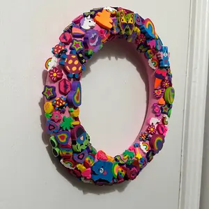 Lisa Frank Vintage Wreath