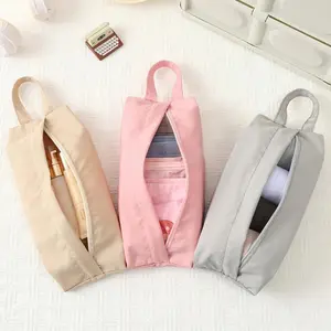 Houseeker Portable Travel Storage Bag Waterproof Cosmetics Toiletries Organizer Socks Underwear Handheld Zipper Storage Bags