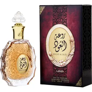 Lattafa 446456 3.4 oz Lattafa Rouat Al Oud Eau De Parfum Spray for Unisex
