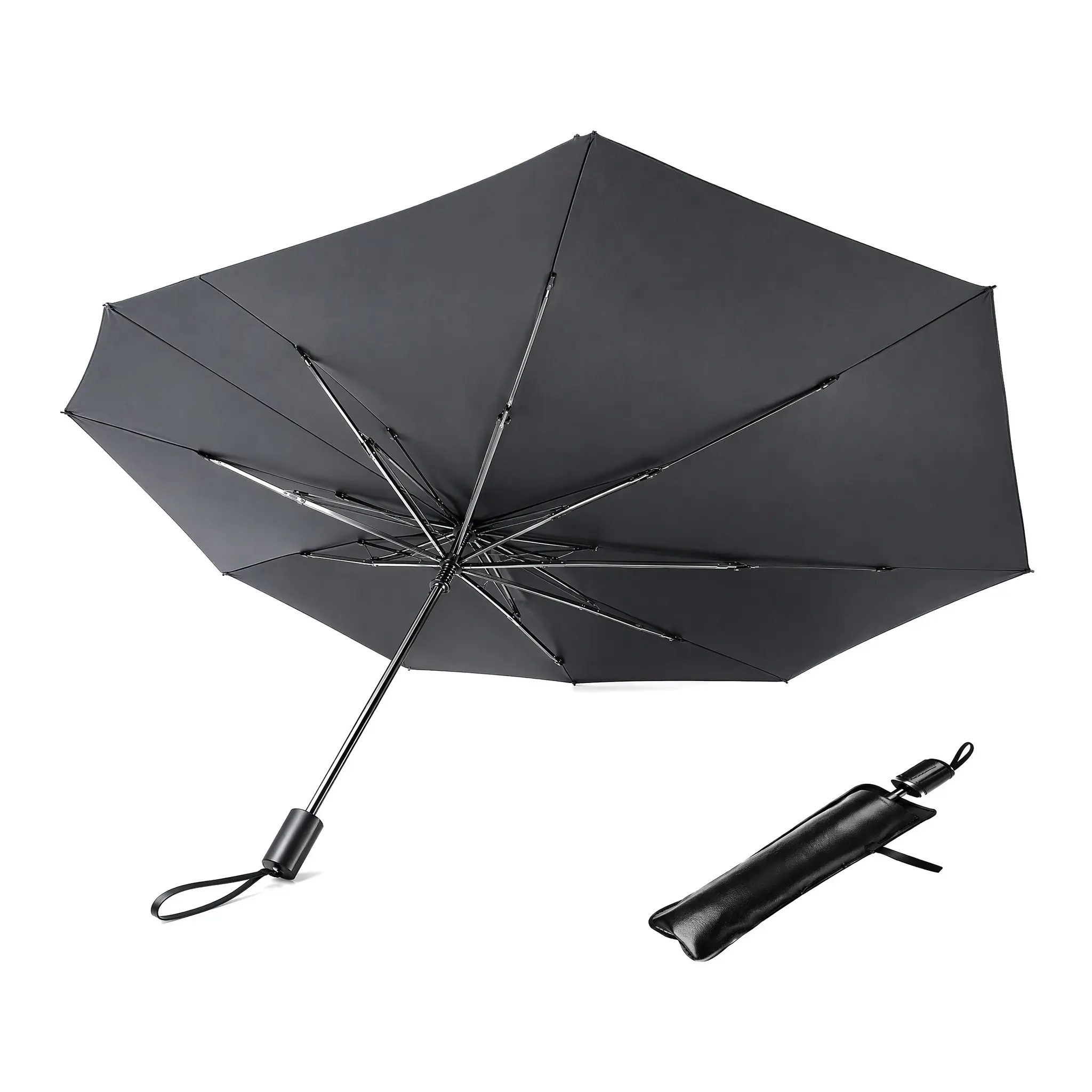Foldable Car Windshield Sunshade - Sun Shield for Car Windshield, Windscreen Shade Cover, Full Window UV Protection Heat-Blocking Insulator, Easy Setup Portable Retractable with Storage Bag for Dashboard Interior, Universal Fit SUV Sedan Sohochic