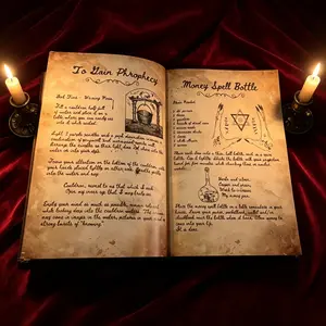 Magic Spell Journal Notebook, Mystical Handbook for Rituals, Tarot Divination, Meditation Diary, Multi-Functional Planner