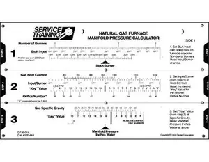 NATURAL GAS FURNACE MANIFOLD PRESSURE CALCULATOR