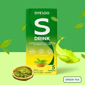 DYESOO S-Drink – Plant-based formula with antioxidants, fiber, and 25+ plant extracts. This low-calorie drink complements a balanced lifestyle.