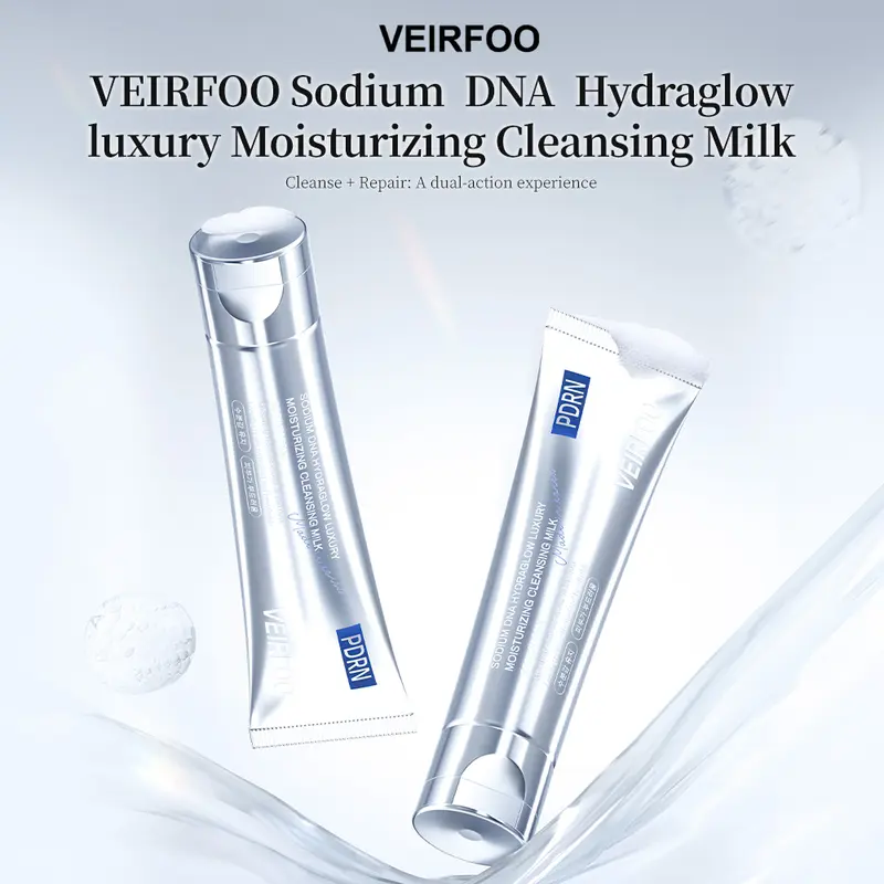 Korean Brand VEIRFOO Gentle Daily Water Radiant Luxury Moisturizing Cleansing 100g Non-irritating & Non-slippery