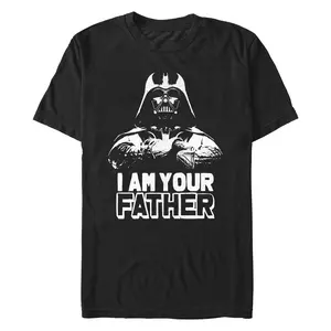 Men's Star Wars: A New Hope Darth Vader Classic Pose I Am Your Father T-Shirt