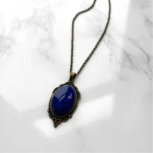 Lapis Lazuli Pendant | Crystal Necklace | Witchy Jewelry