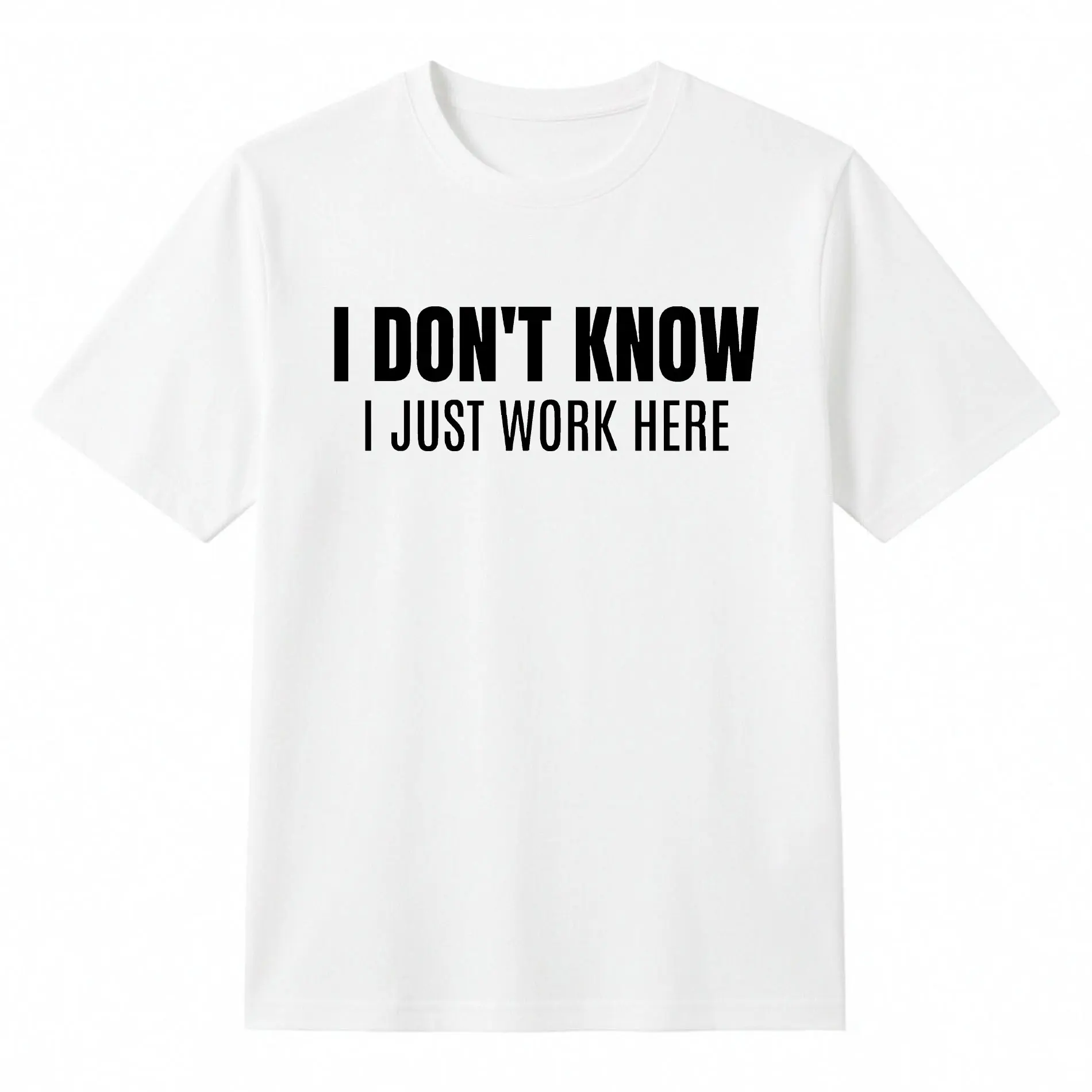 Funny Coworker Graphic T-Shirt, Short Sleeve T-Shirt, 100% Cotton Fabric Crew Neck Tee for Men Women Unisex, Workplace Quote Print Casual Shirt, Lightweight Breathable Comfort Fit Summer Top, Funny Graphic Tee, Good Graphic Tees, Trendy T-Shirts