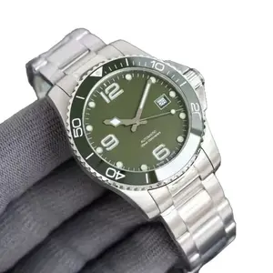 Langjia ZF Conquest Men's Business Sapphire Mechanical Watch - 41mm Automatic Self-Luminous Waterproof Wristwatch with Sapphire Crystal Glass, Sapphire Mechanical Watches, Self-Luminous Mechanical Watches