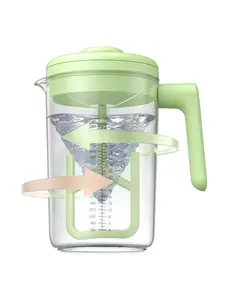 【Black Friday】Electric Formula Mixing Pitcher,  Bi-Directional Stirring for Smooth Formula, No Clumps or Foam,  36oz , Locking Lid, Fridge Storage