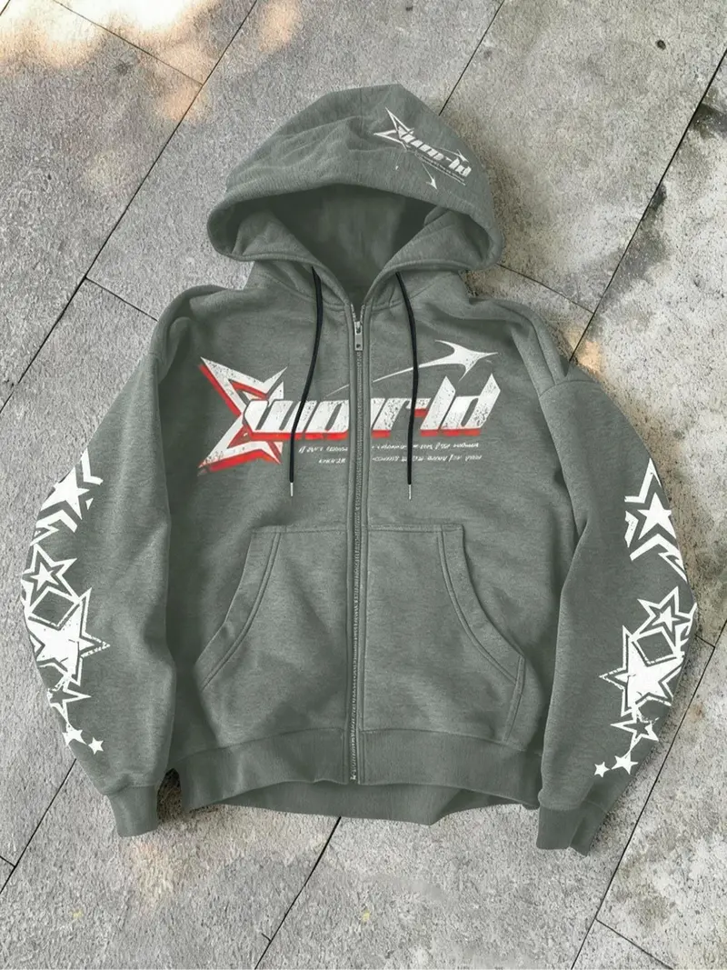 hm zip up hoodie y2k 4'9 - TikTok Shop