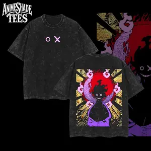 Benimaru Shinmon Fire Force T-Shirt –  Washed Tee, Vintage Anime Streetwear, Premium Graphic Print, Soft Cotton Menswear Top, Fire Force Anime Merch for Fans