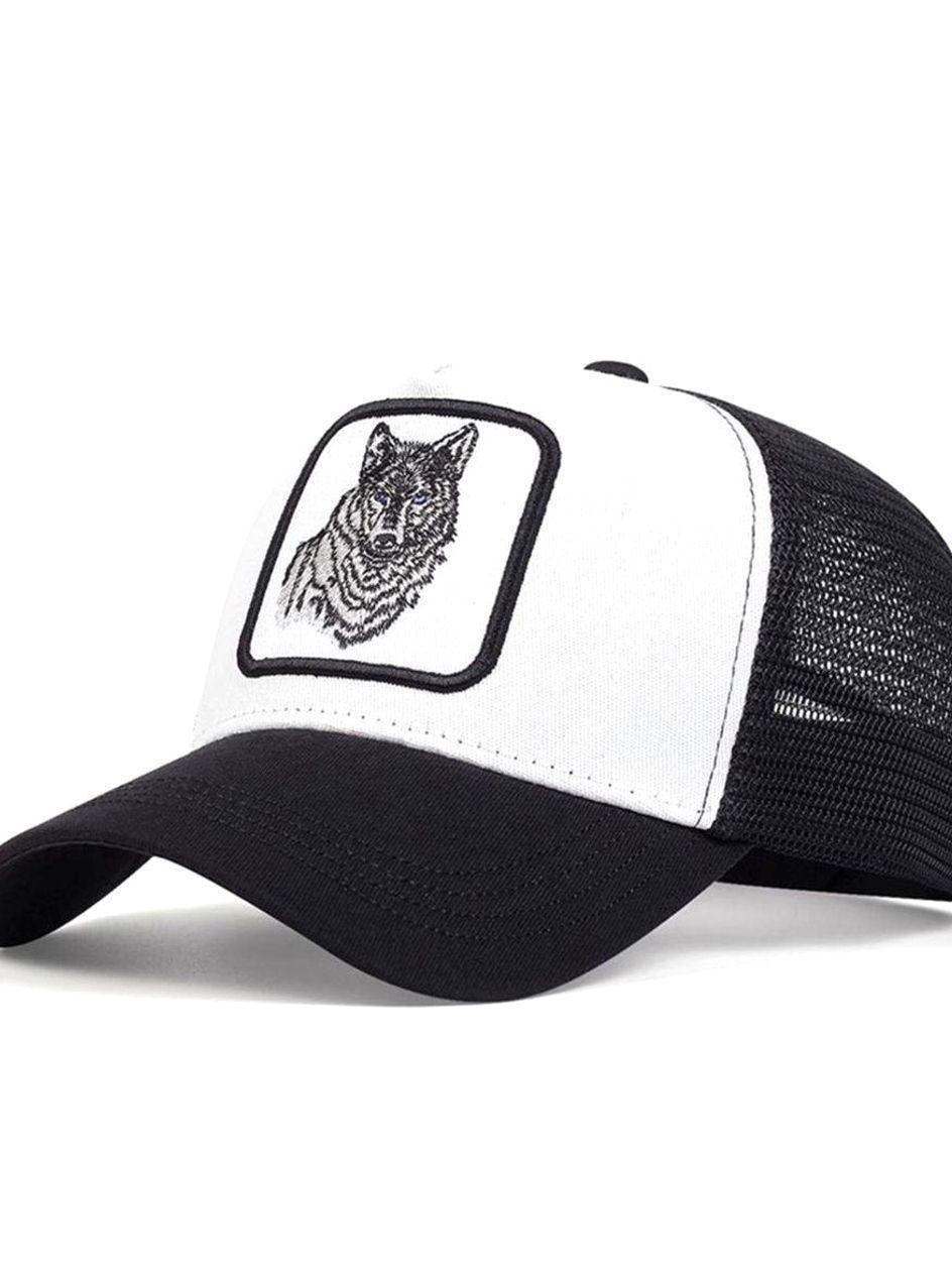 Men's Wolf Pattern Baseball Cap, Fashion Casual Hat, Suitable for Sports and Daily Wear, Unique Design for Outdoor Activities