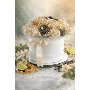 Luxury Flower Candle Bouquet – Handmade