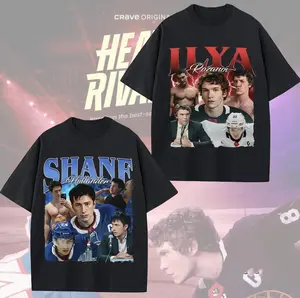 Heated Rivalry Characters Shirt, Hockey Sports Drama Y2K Cotton Streetwear Tee, Shane Hollander or Ilya Rozanov Option, LGBT Fan Love Gift