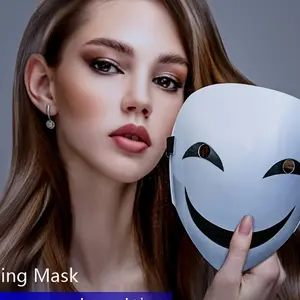 Halloween Horror Role-Play Accessory, Ghost Design, Mask Design, Perfect for Festival and Parties, Ideal Halloween Costume Prop