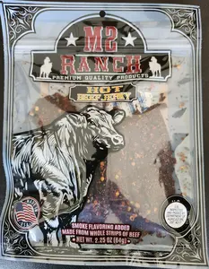 M2 Ranch Beef Jerky - Hot flavor