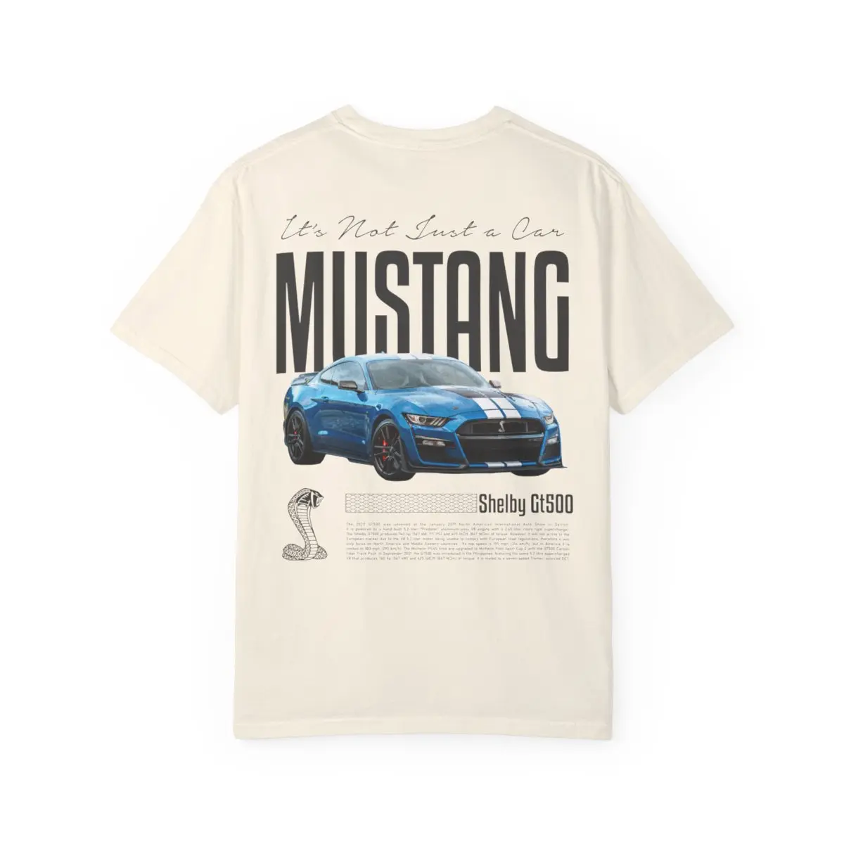 Shelby GT500 Graphic T-shirt Comfy Cotton