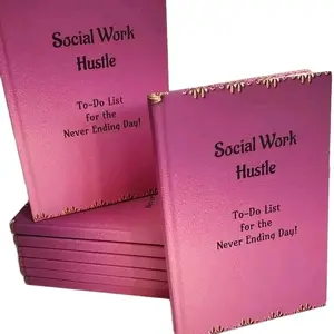 Daily work journal for social worker or professional Hard Cover