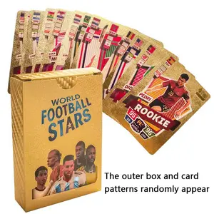 World Football Stars Trading Cards Set, Collectible Soccer Card Game, Uefa Champions League Memorabilia, Perfect Gift for Fans, Sports Cards Packs