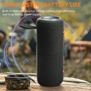 2pcs Premium Tech Combo - 2-in-1 Magnetic Wireless Speaker & Wireless Remote Ring, 20W Portable TWS Speaker with RGB Lights, BT Speaker, Magnetic Split Speaker, Support TF, AUX, RGB Colorful - Charging Ring Phone Remote Controller