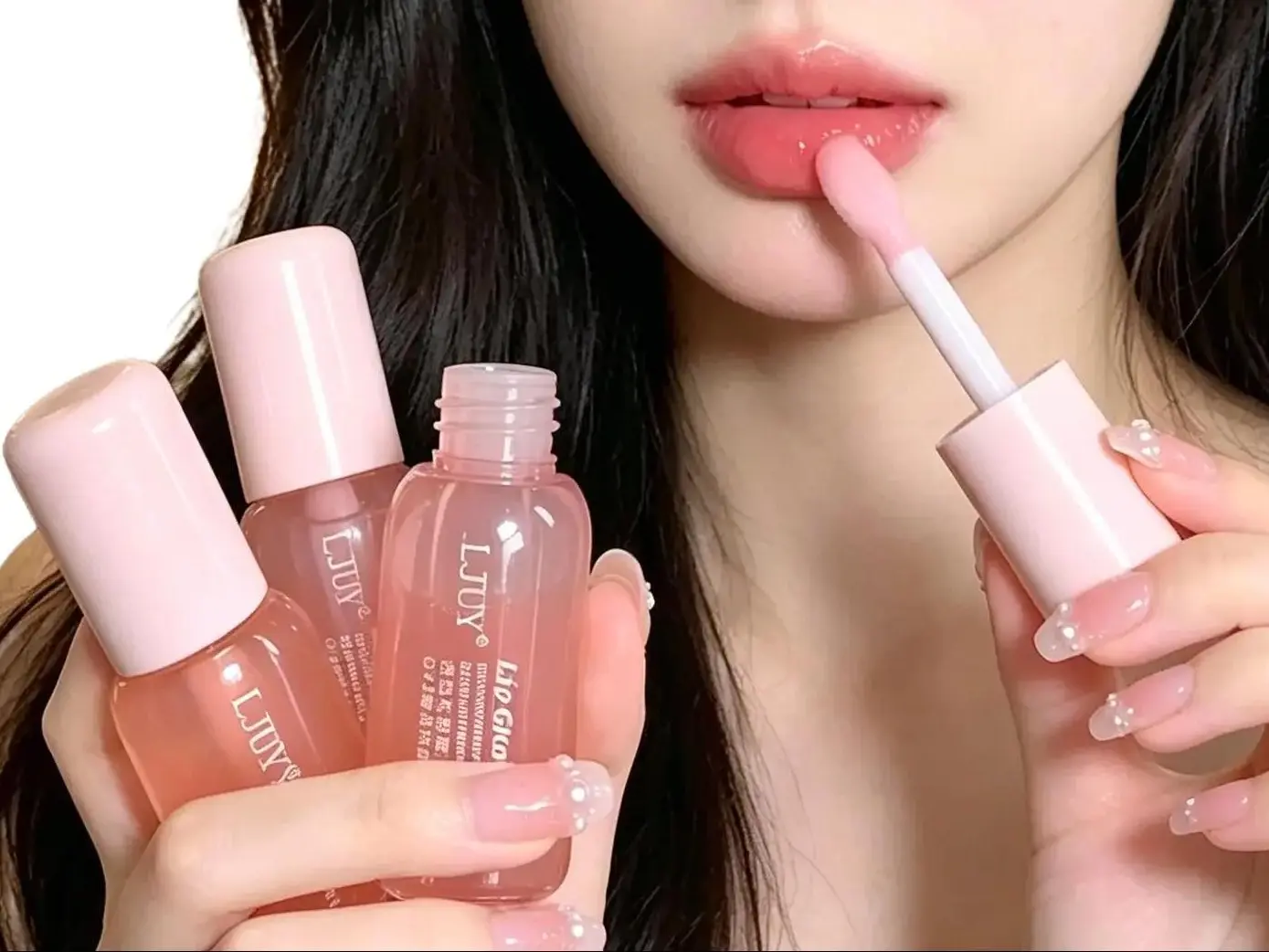 【3Pcs Translucent Dreamy Lip Gloss for Girls Women】Long-Lasting Hydrating Transparent Lip Brightening Balm - Moisturizing Lip Gloss Creates Beautiful Glossy Lip Makeup for Dating & Office Moisture