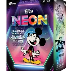 2026 TOPPS DISNEY NEON VALUE BLASTER BOX