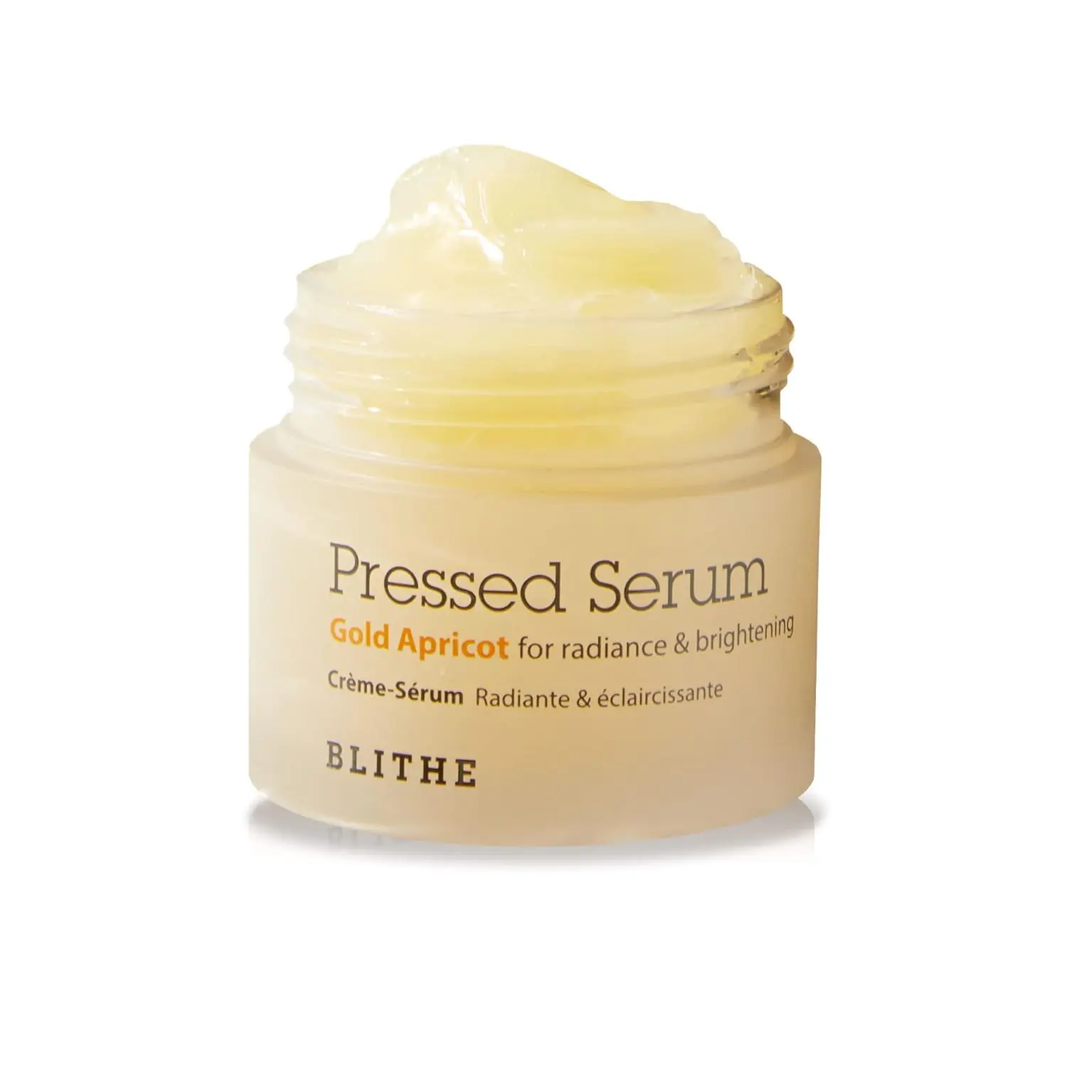 Pressed Serum Glass Skin Korean Skincare 31.27% Apricot Extract & Niacinamide for Natural Glow, Hybride Serum & Moisturizer 0.91 fl oz Moisture Nourishing