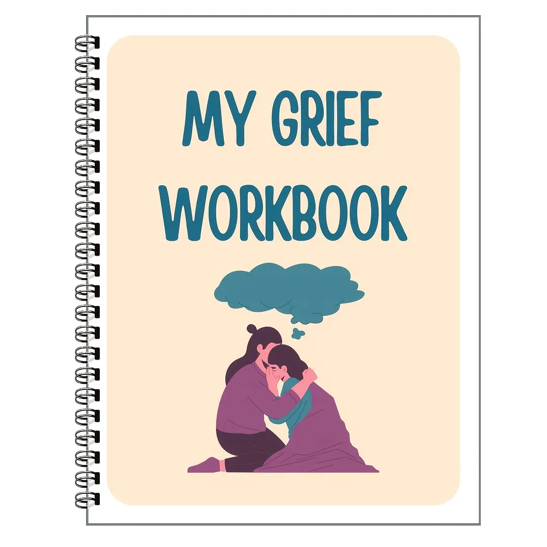 Teenage Grief Worksheets, Loss Workbook, Grief Journal, Guided Journal, Journaling Notebooks, Encouragement Journal, Grief Stages, Social Emotional Learning, School Counseling, Cbt Workbooks, Interactive Notebook - 44 Pages