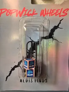 Popwick Wheels Limited Edition Dolly Extreme Efficiency #1/10 with Mini Aldi Boxes Aldi FInds Design for Collectors