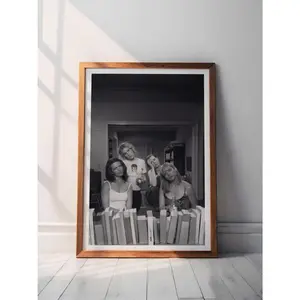 SATC Funny TV Scene Canvas: Bathroom Wall Art Decor