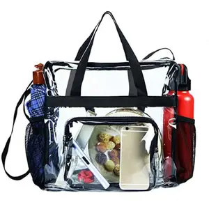 Transparent Handbag for Travel Work Sports, Multifunctional Transparent Design, Ideal for Daily Use, Perfect for Organizing Essentials