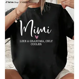 Cool Mimi T-Shirt for Mother's Day – 100% Cotton Heart Print